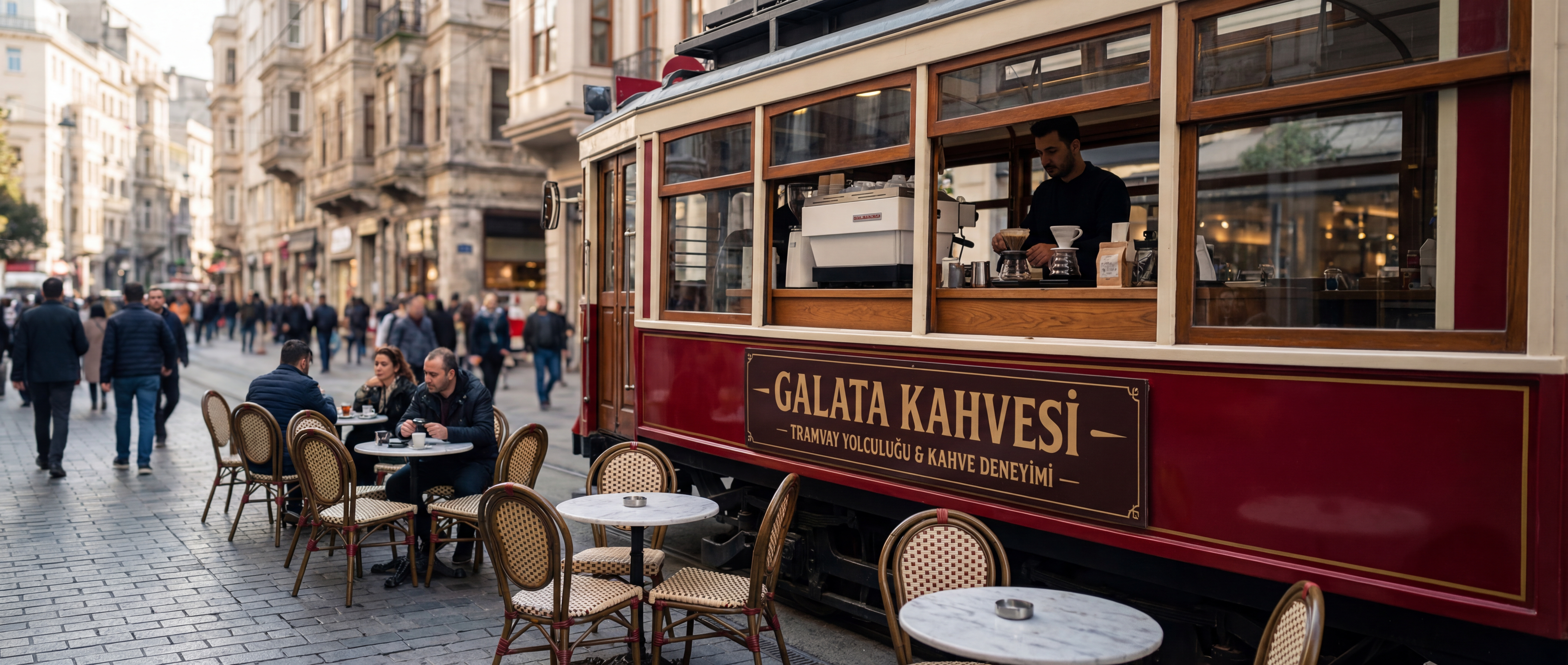 Özel lokasyon projeleri – Galata Kahvesi Tramvayı